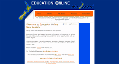 Desktop Screenshot of educationonline.co.nz